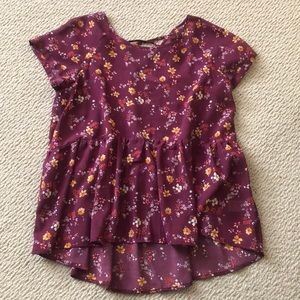 Babydoll Floral Top